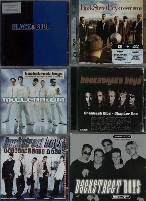Backstreet Boys Their First 6 Album Releases UK 6-CD album set
